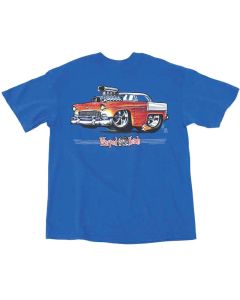 Chevy T-Shirt, Warped Heads Custom, 1955