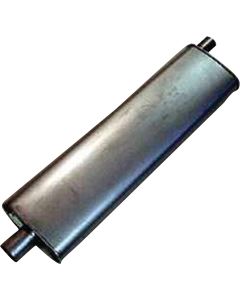 Muffler,Aluminized,Long,29" Body Length, 34" Overall,55-64