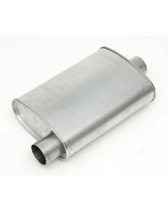 1955-1957 Chevy Turbo Muffler, Aluminized 2 1/2" Diameter