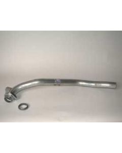 Chevy Aluminized Dual Exhaust Pipe, Non-Convertible, 283ci,Left, 1957