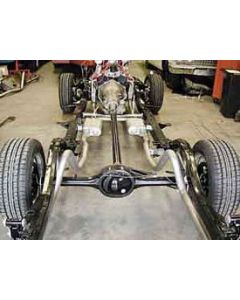 Chevy Dual Turbo 2" Exhaust System, Small Block Or Big Block, For Use With Headers, Non-Wagon, Stainless Steel, 1955-1957