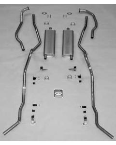 Dual Exhaust,w/4-Barrel Carb,Wag/Nom/Del,S/S,1956