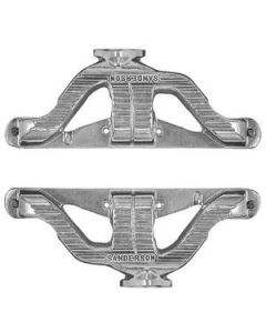 Chevy Sanderson Headers, Cast Iron, Small Block, 1955-1957