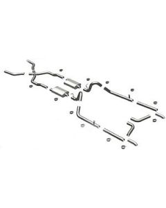 Chevy Magnaflow Performance Exhaust Kit, Stainless Steel, 2-1/2", 1955-1957
