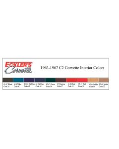 1967 Corvette Deluxe Door Panels, Coupe-Teal