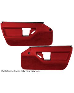 1984-1985 Corvette  Carmine Door Panels Set