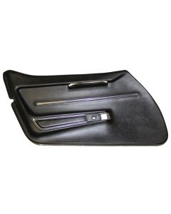 1968 Corvette Deluxe Door Panels-Black