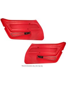 1969 Corvette Deluxe Door Panels-Gunmetal