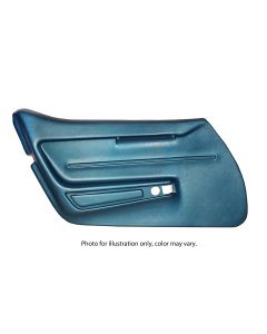 1968 Corvette Basic Door Panels-Gunmetal