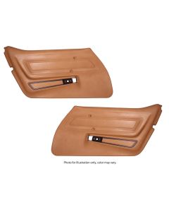 1977 Corvette Standard Door Panel Set Indigo Blue