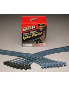 Chevy HEI Blue Spark Plug Wires, Moroso, 1955-1957