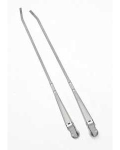 Chevy Windshield Wiper Arms, Polished, Stainless Steel, 1955-1957