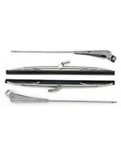 Arms/Blades,Wiper,Polished,Stainless Steel,55-57
