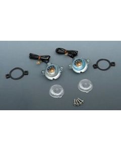 Chevy License Plate Light Assemblies, 1955 All, 1956-1957 Wagon, Nomad, Delivery