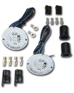 Chevy Parking Lights, Front, LED, 1957