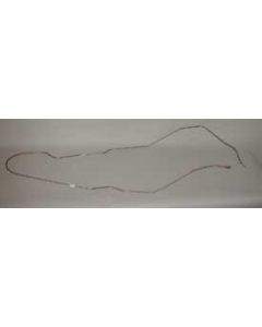 Chevy Stainless Steel Fuel Line, Convertible Long Inside Frame, 1955-1957