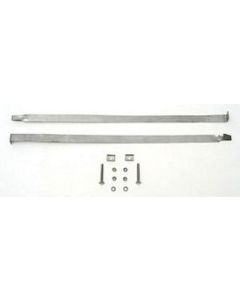 Chevy Gas Tank Strap & Hardware Kit, Stainless Steel, 1955-1957