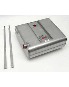 Chevy Gas Tank, Stainless Steel, For Post 1998 Fuel Injection, With 60 psi Pump, 1957