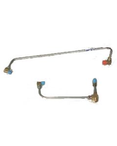 Chevy Fuel Lines, For Cars With 2 x 4-Barrel Carburetors, Stainless Steel, 1956