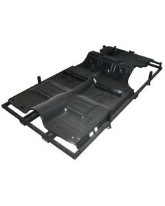 Chevy Floor & Trunk Pan, With Braces, Full, 2-Door Hardtop,1955-1957