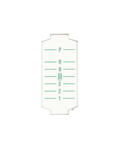 Nova Console Shifter Position Indicator Lens, Automatic Transmission,TH350, TH400, Turbo Hydra-Matic, 1967