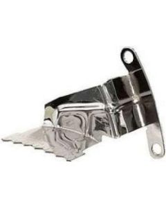 NovaTiming Chain Cover Tab, Small Block, Chrome, With Sliding Pointer, For Cars With 7" Harmonic Balancer, 1969-1972