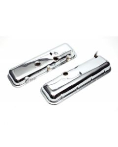 Chevelle Valve Covers, Big Block, Chrome, Without Power Brakes, 1964-1972