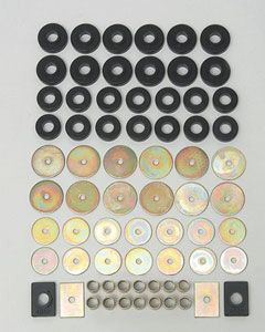 Chevy Body Mounting Set, Polyurethane, Sedan & Wagon, 1955-1957