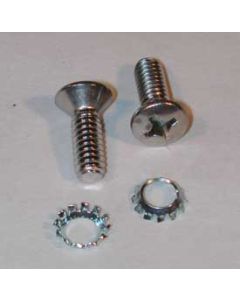 Chevy Convertible Top Latch Handle Screws, 1955-1957