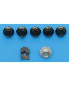 Chevy Hood Latch & Striker Plate Screw Set, 1955-1957
