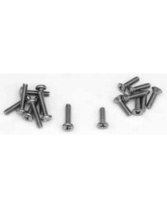 Chevy Lens Screw Set, Stainless Steel, 1955