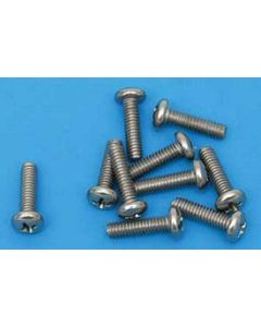 Chevy Parking Light & Taillight Lens Screw Set, Stainless Steel, 1957