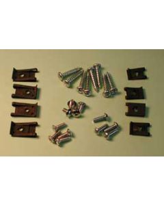 Chevy Taillight Assembly Clip & Screw Set, 1955