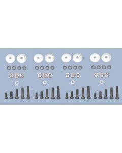 Chevy Control Arm Bolt Kit, Upper & Lower, 1955-1957