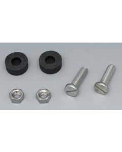 Chevy Hood Stop Grommet & Bolt Kit, 1957