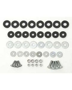 Chevy Inner Fender To Cowl Washer & Bushing Hardware Kit, Convertible, 1955-1957