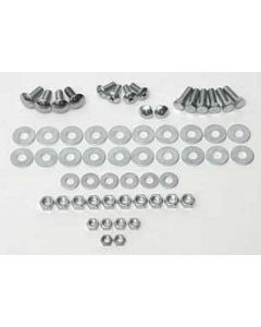 Chevy Bumper Hardware Kit, Front, Driver Quality, 1955-1956