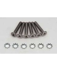 Chevy Sunvisor Bracket Screw Set, Convertible, 1955-1957