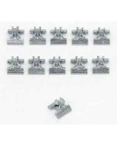 Chevy Lower Grille Retaining Clip Set, 1957