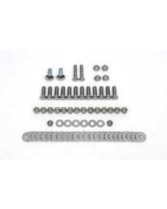 Chevy Bumper Bolt, Hardware Kit, Rear, Stainless Steel, 1956