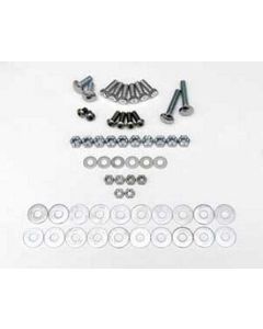 Chevy Bumper Hardware Kit, Rear, Show Quality, 1955