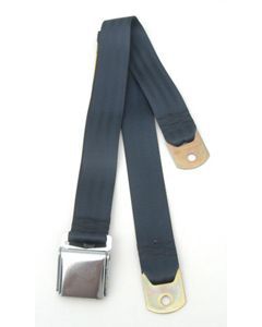 Chevy Seat Belt, Front, Dark Blue, 1955-1957