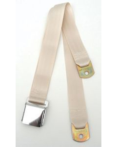 1955-1957 Chevy Seat Belt Front Ivory