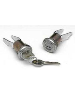 Chevy Door Locks, With Original Style Keys,1955 2-Door Hardtop & Convertible & 1956-1957 2 & 4-Door Sedan