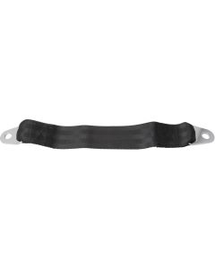 Chevy Seat Belt Extension, 12", Black, 1955-1957