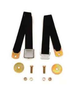 Seat Belt,Rear,Black,1955-72
