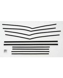 1956-57 210 4 Door Hardtop Side Glass Window Felt Kit