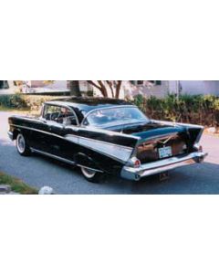 Chevy Rear Door Glass, Tinted, 4-Door Hardtop, 1956-1957