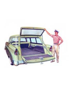 Chevy Rear Liftgate Glass, Tinted, Wagon & Sedan Delivery, 1955-1957