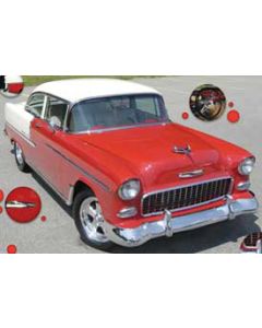 Chevy Windshield, Tinted, Shaded, Sedan Or Wagon, 1955-1956